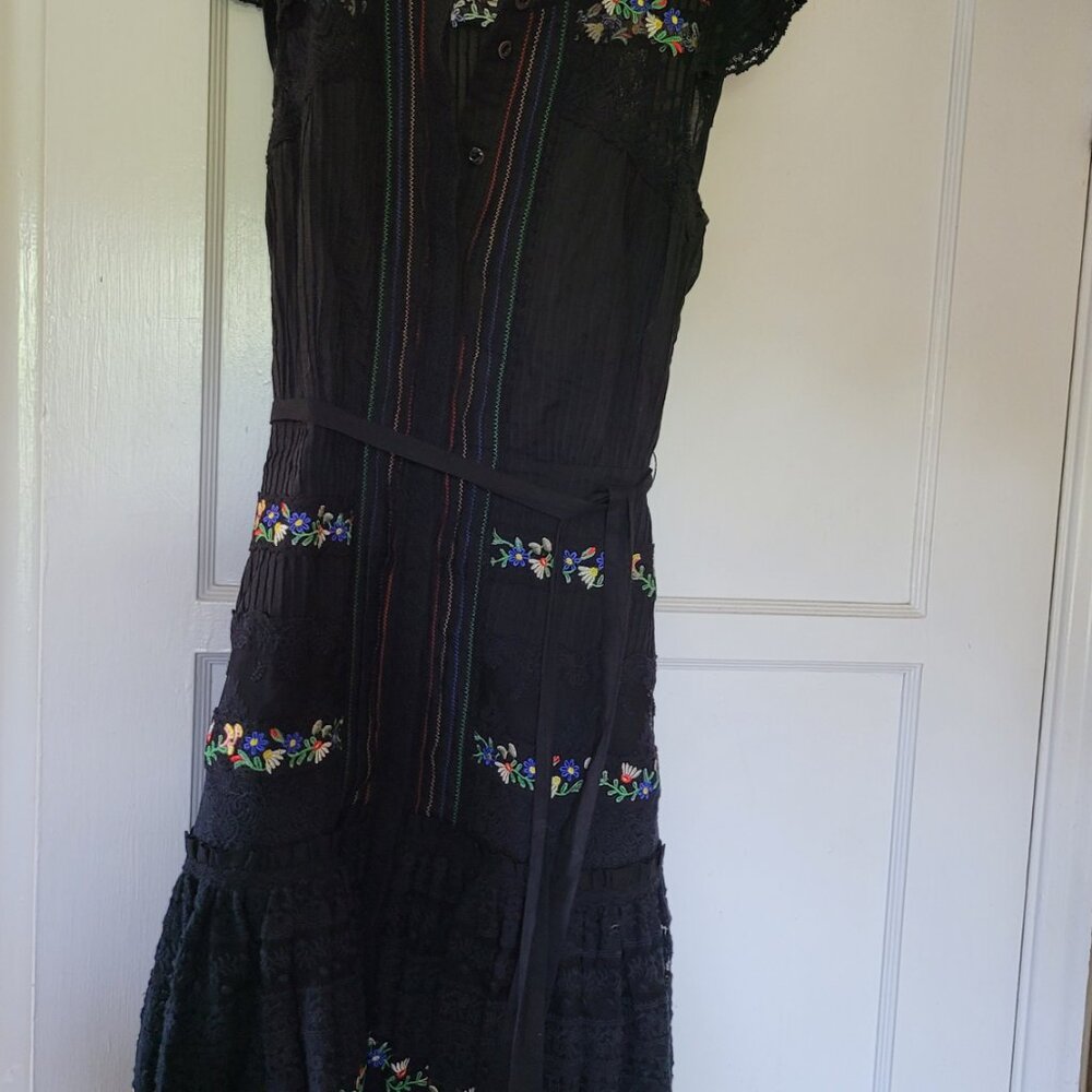 SALONI Gorgeous Embroidered Dress Size 2